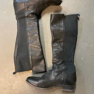 Frye Melissa knee high leather boots